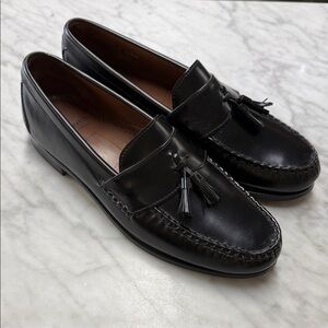 Allen Edmonds | Stowe Black Leather Tassel Loafer with Cedat Shoe Tree Size 12D